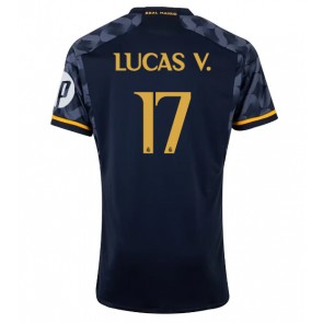 Real Madrid Lucas Vazquez #17 Gostujuci Dres 2023-24 Kratak Rukavima